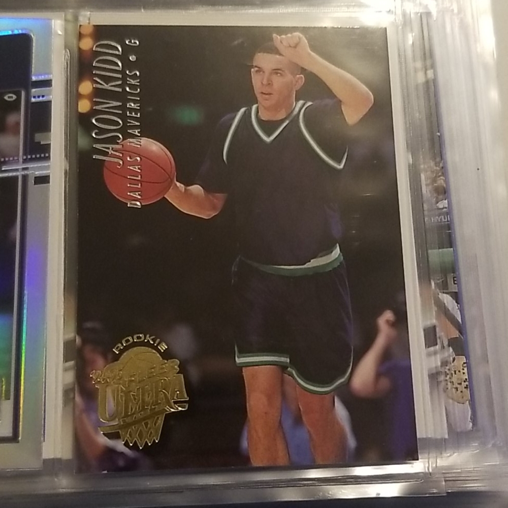 Jason kidd fleer ultra rookie card